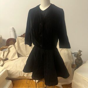 Elegant Black Button-Up Bolero Jacket
